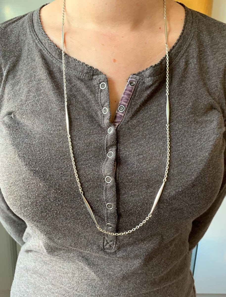 Long necklace silver - Image 2
