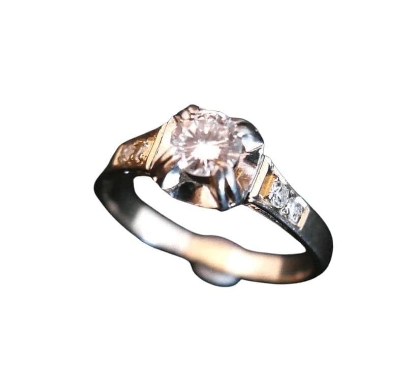 Diamond Solitaire Ring, Art Deco