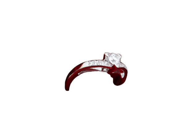 Mauboussin - 3-claw ring in 750 gold and 0.23 ct diamond  - Image 2