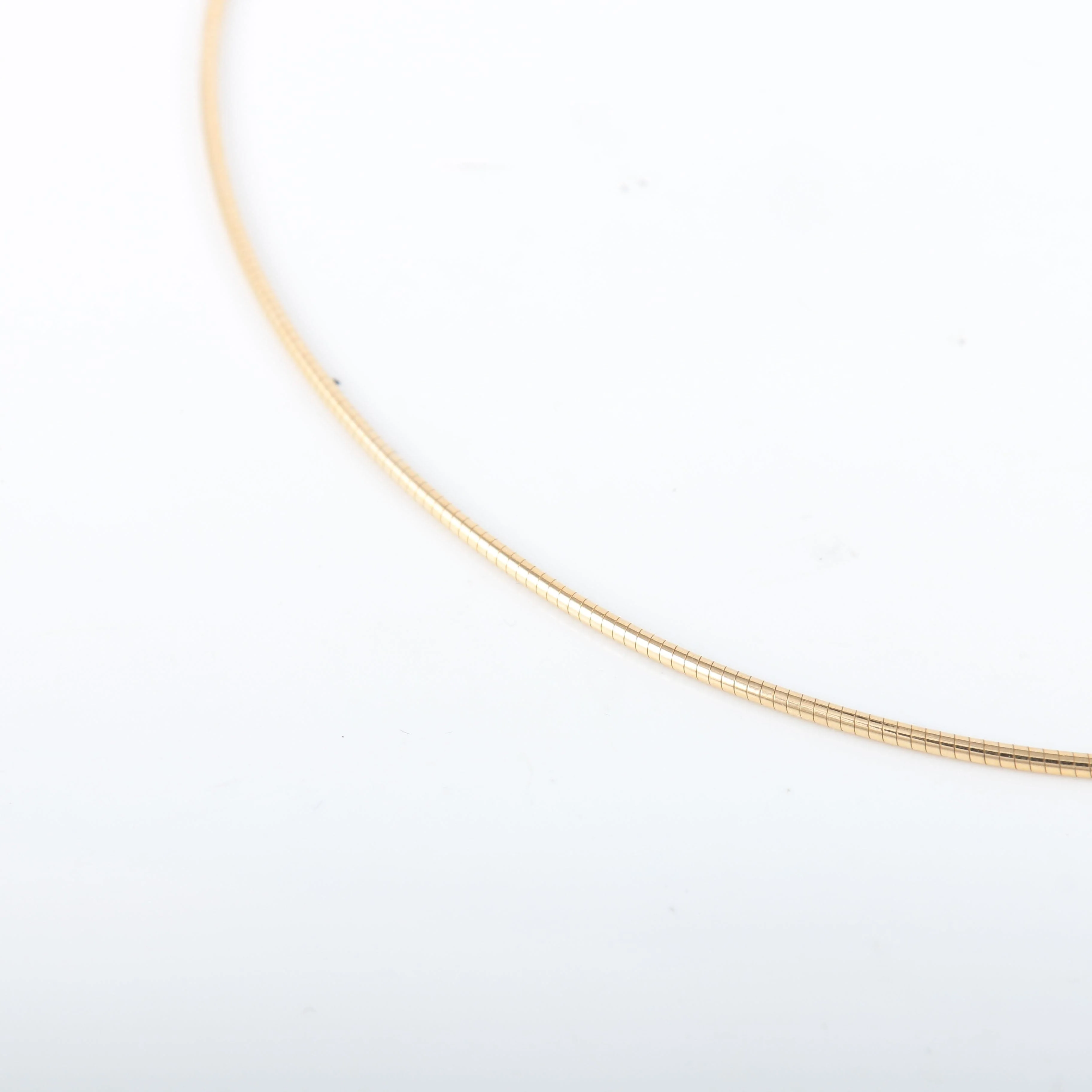 Yellow gold cable necklace - Image 5