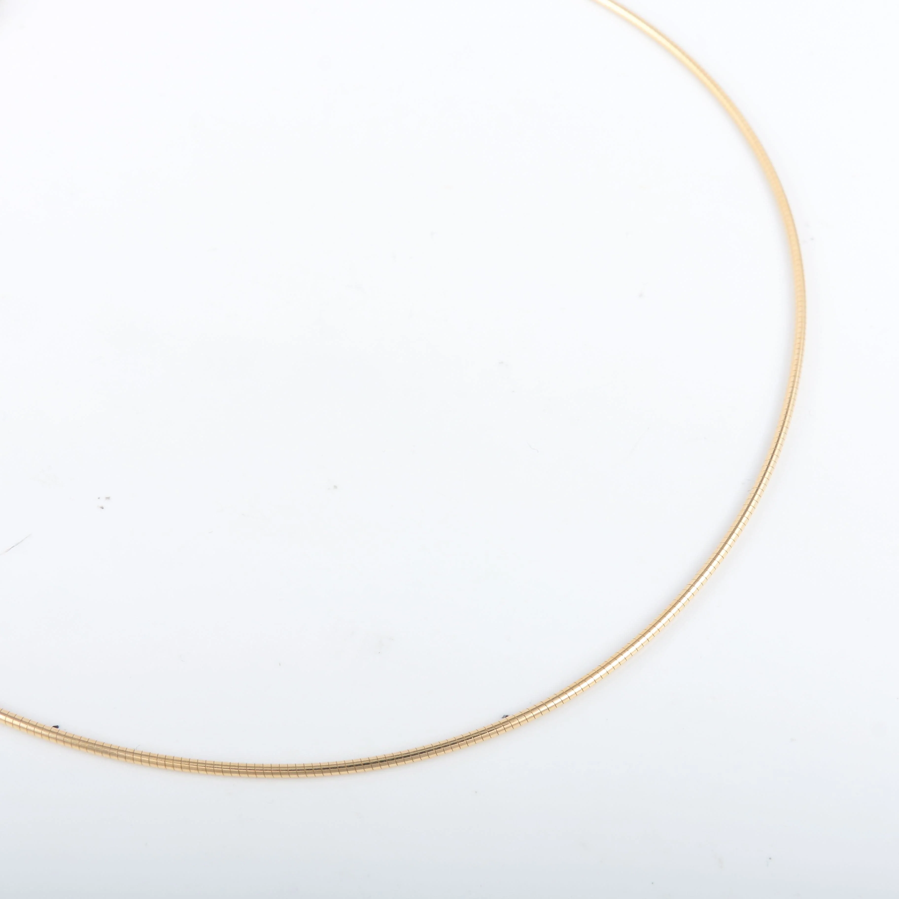 Yellow gold cable necklace - Image 7