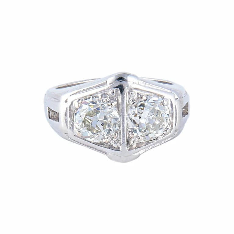 Diamond duo ring
