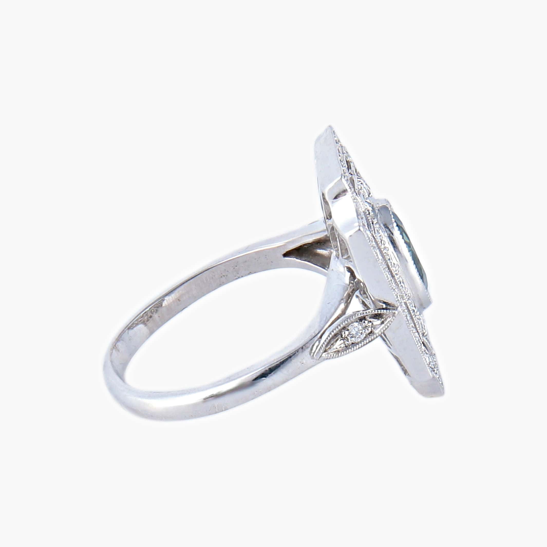 Sapphire and Diamond Ring - Image 7