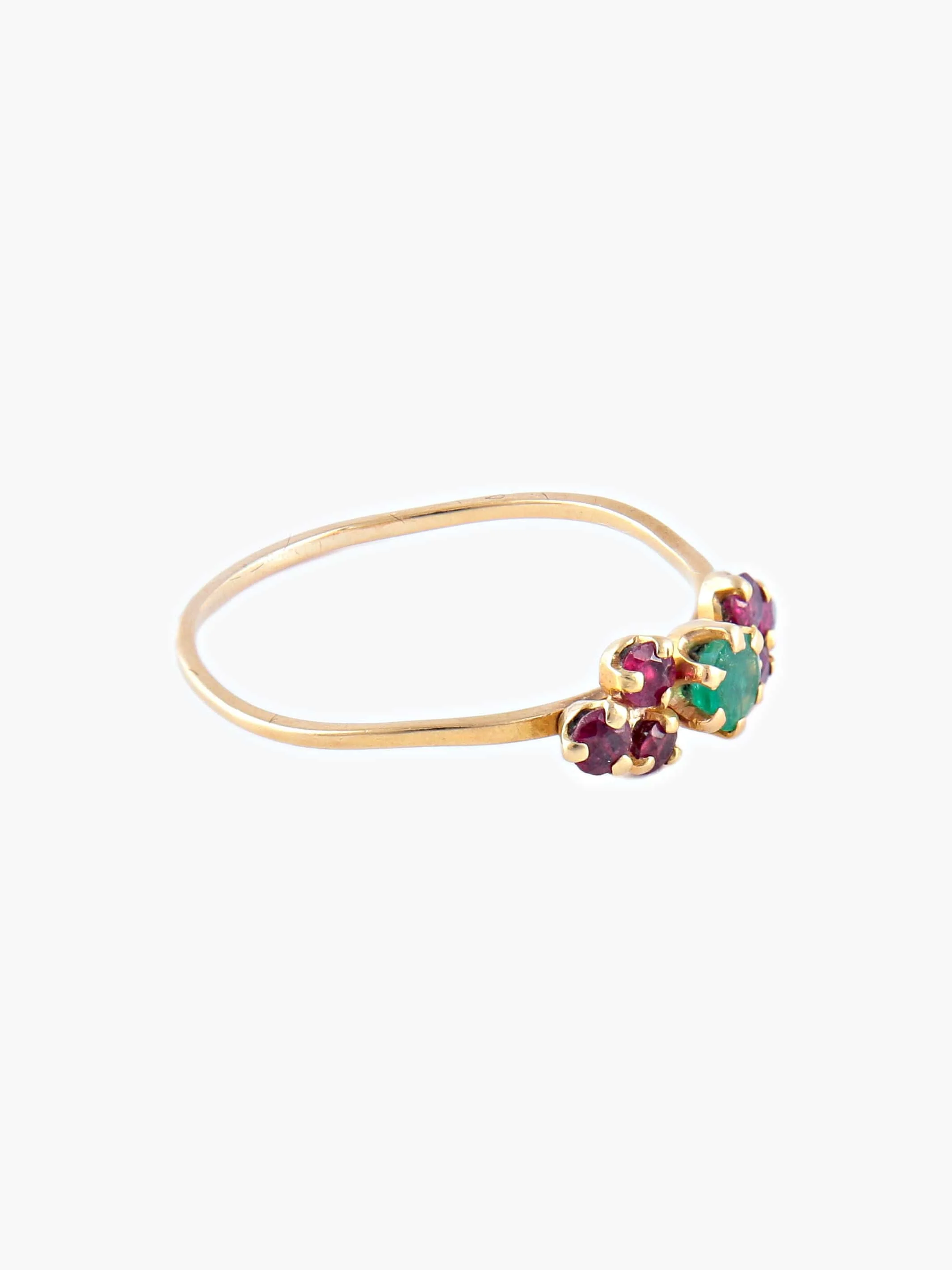 Emerald Garnet Ring - Image 3