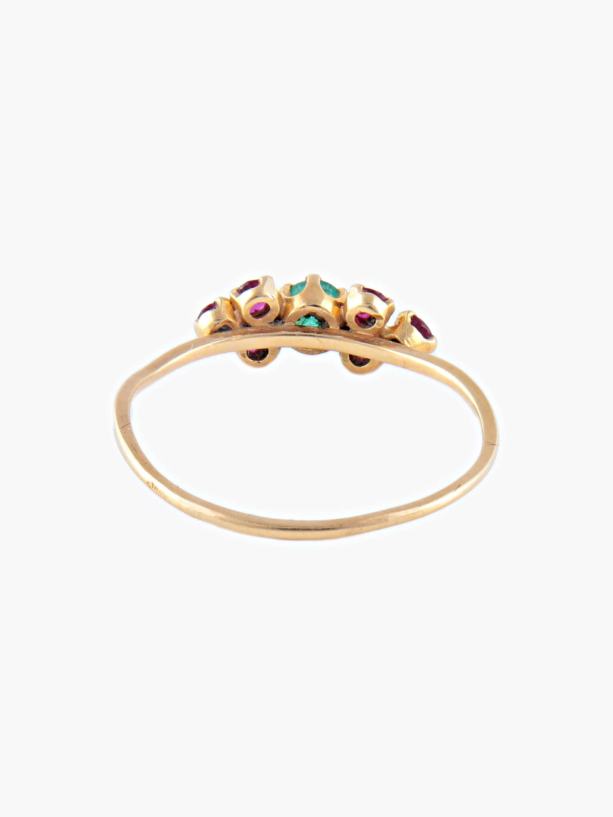 Emerald Garnet Ring - Image 5