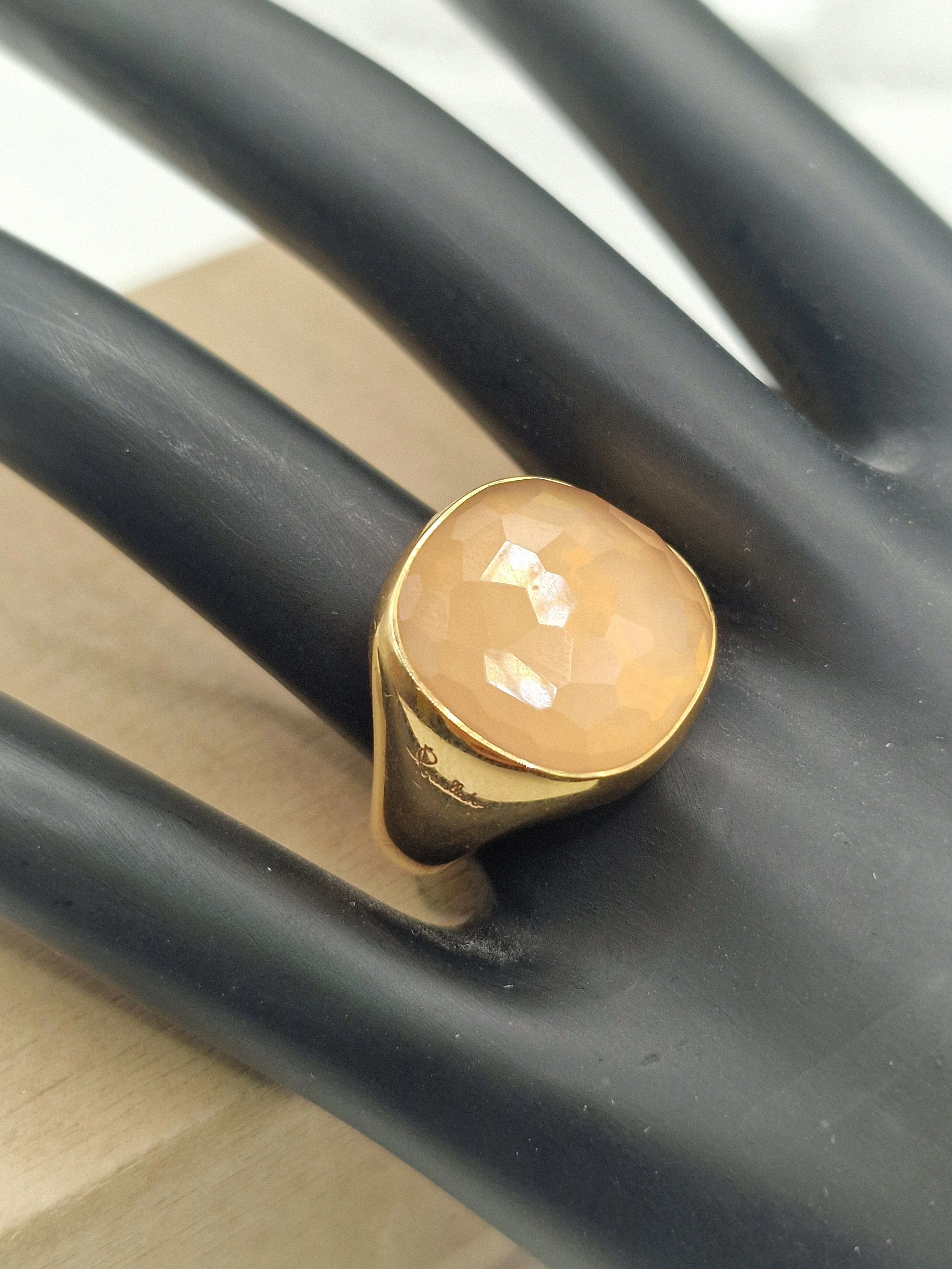 POMELLATO -  Victoria Yellow gold and quartz ring  - Image 2