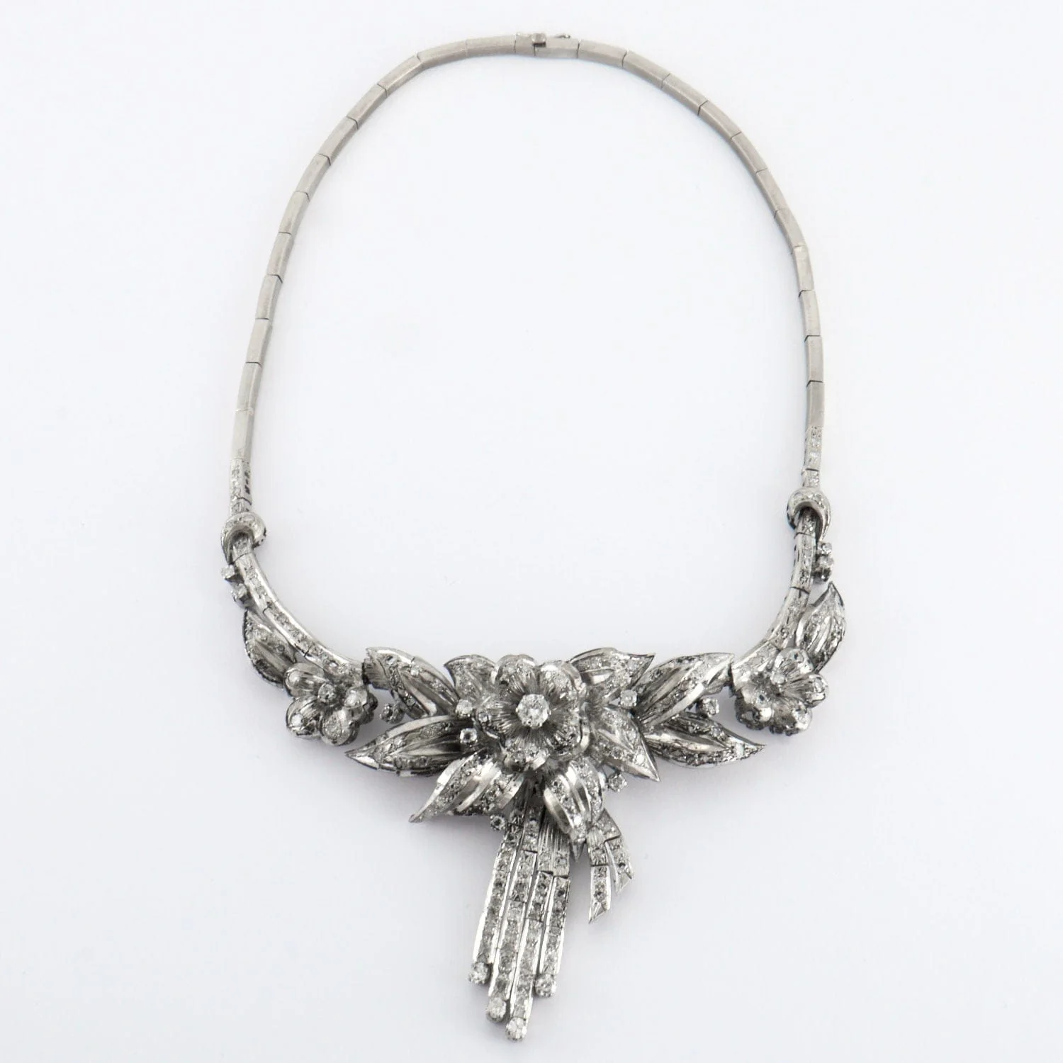 Diamond Necklace Art Deco - Image 4