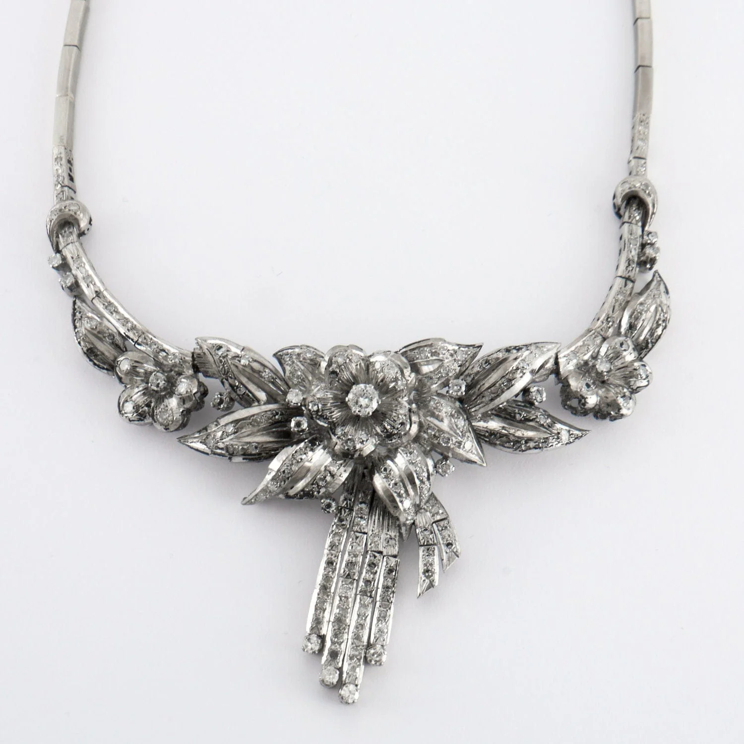 Diamond Necklace Art Deco - Image 5