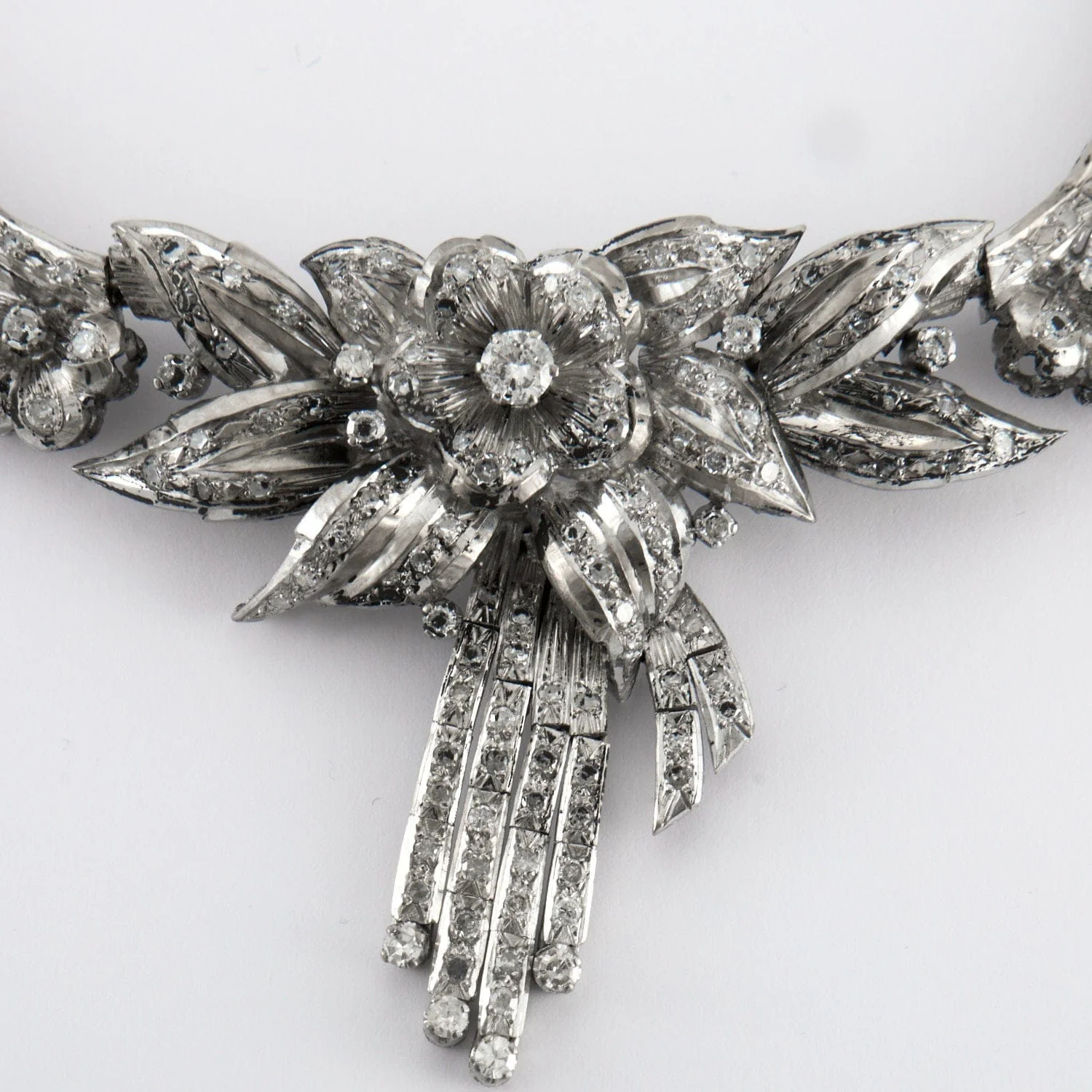 Diamond Necklace Art Deco - Image 7