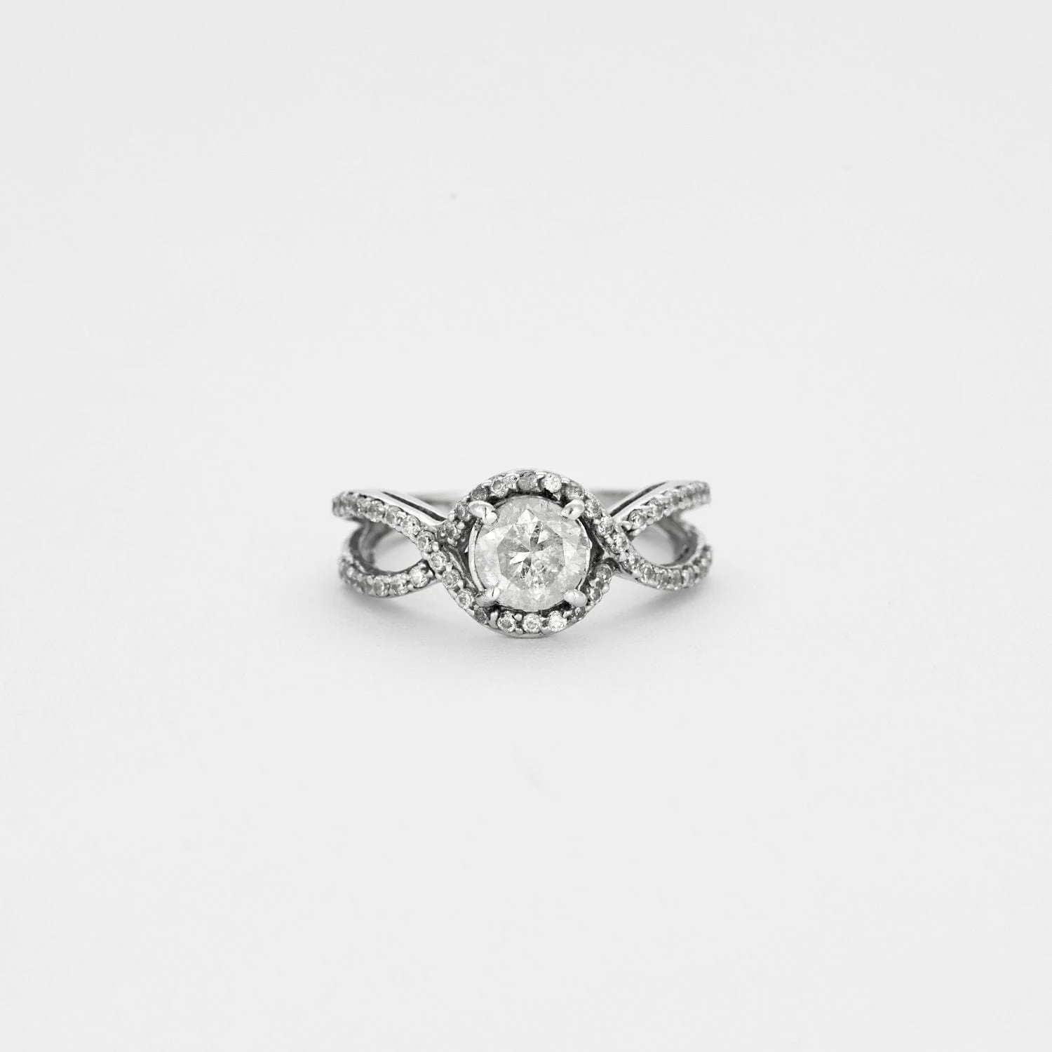 White gold solitaire Infinity - Image 2