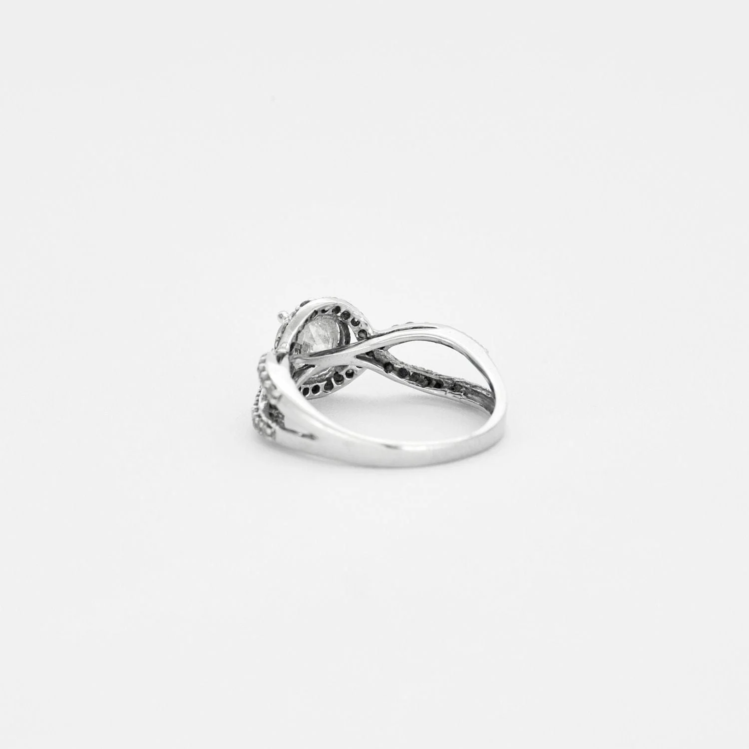 White gold solitaire Infinity - Image 5