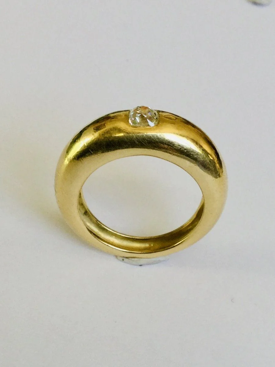 Yellow Gold & Diamond Ring - Image 4