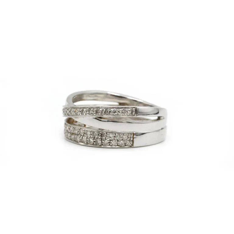 Ring - White gold and diamonds - Image 2