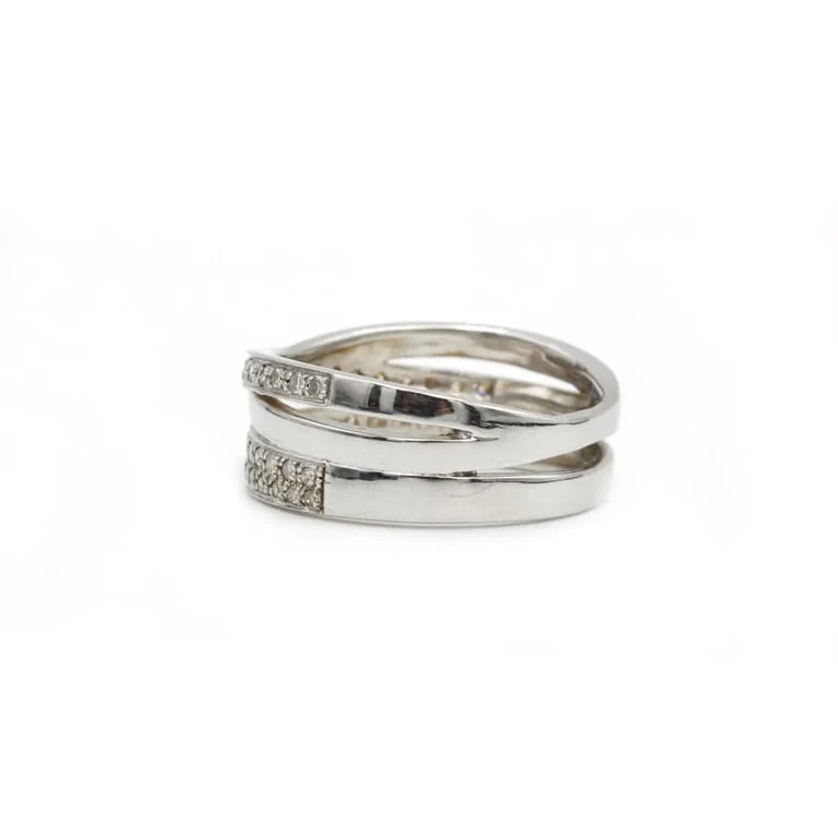 Ring - White gold and diamonds - Image 4