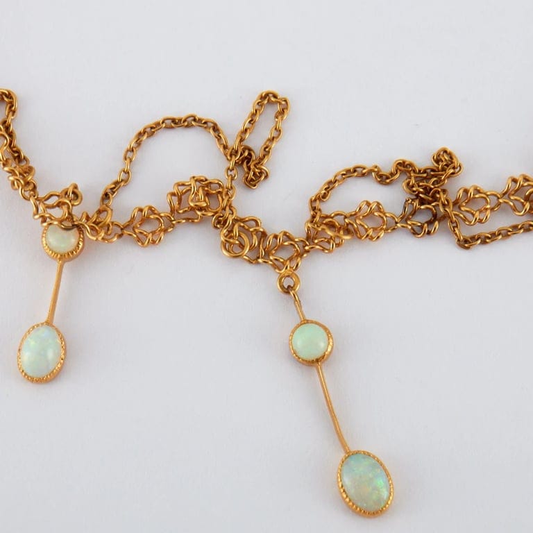 Opal Drapery Necklace - Image 3