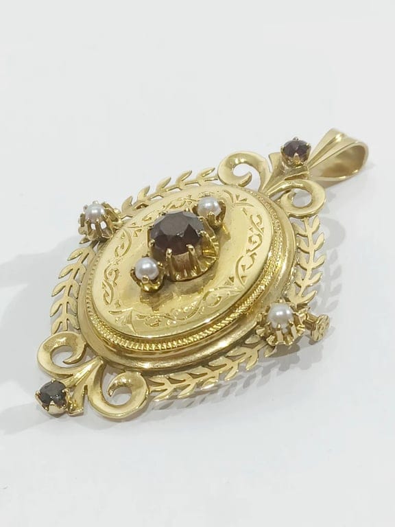 Napoleon III Gold Pendant - Image 5