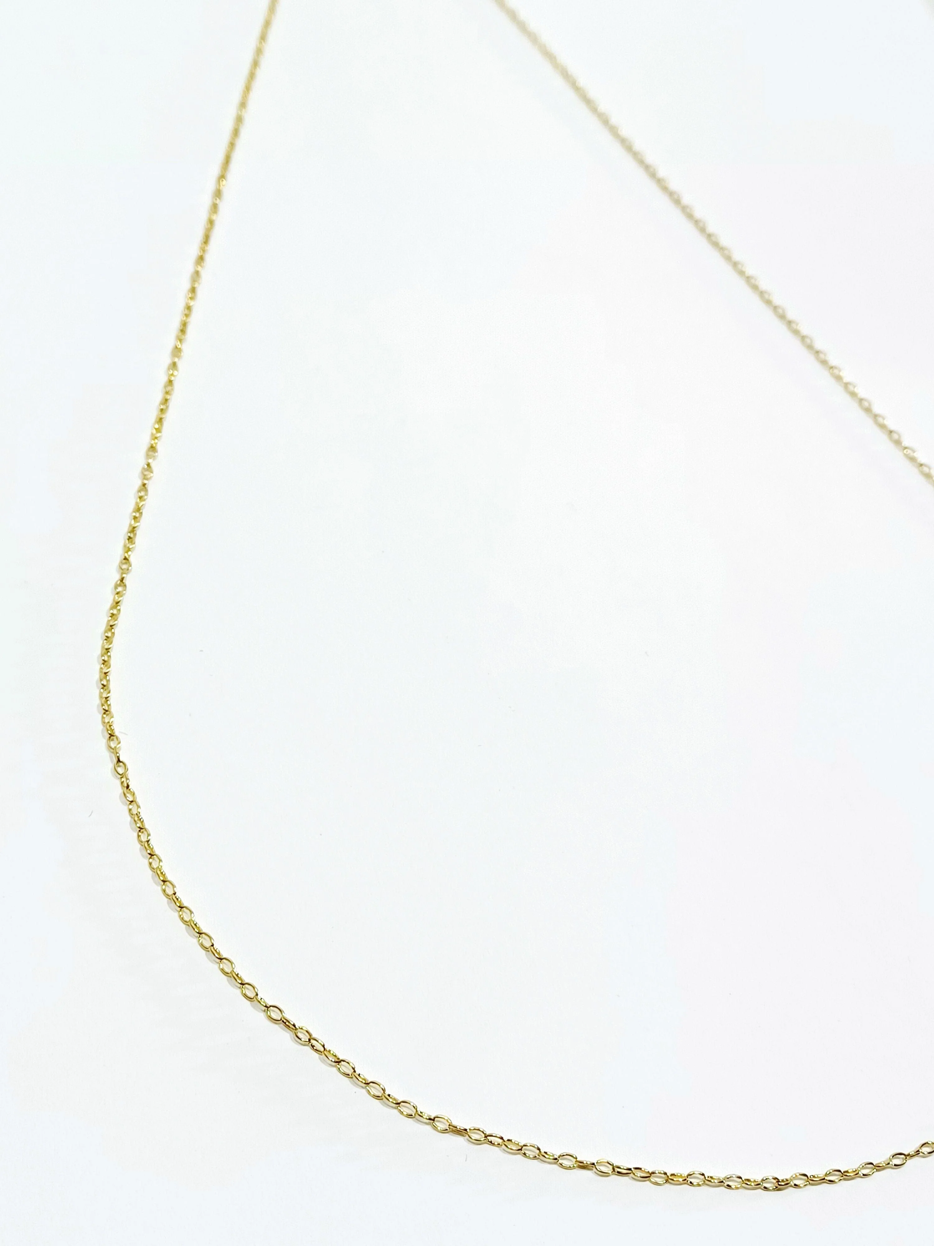 Yellow gold chain with forced mesh - Image 4