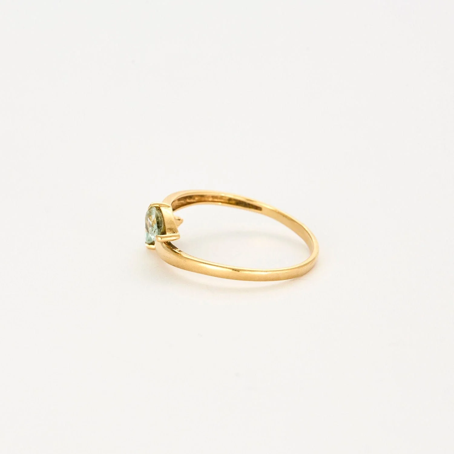 Ring Toi & Moi yellow gold aquamarines - Image 4