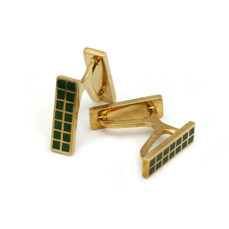 Enamel Cufflinks - Hermès - Image 4