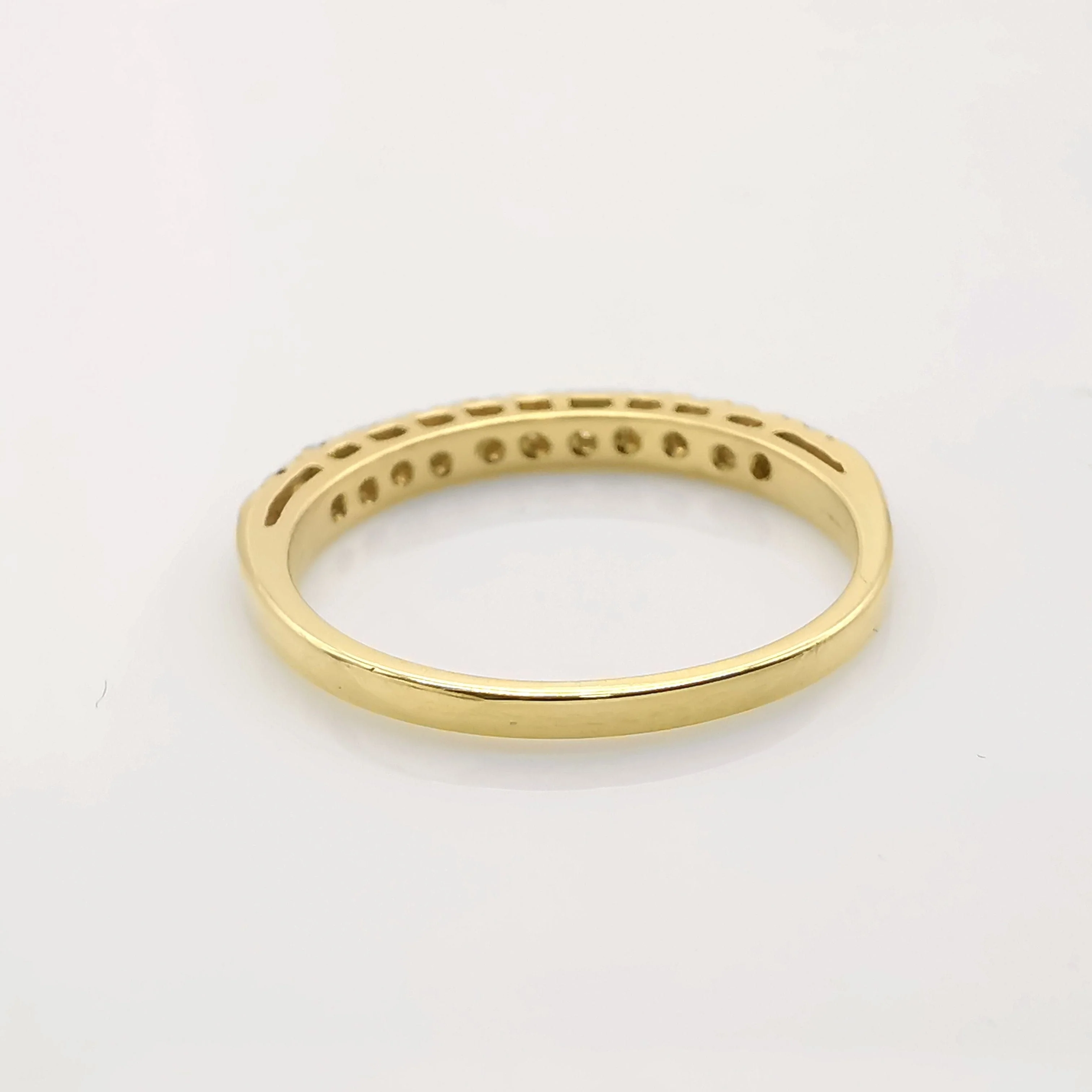 Yellow gold and diamond ring - Image 4