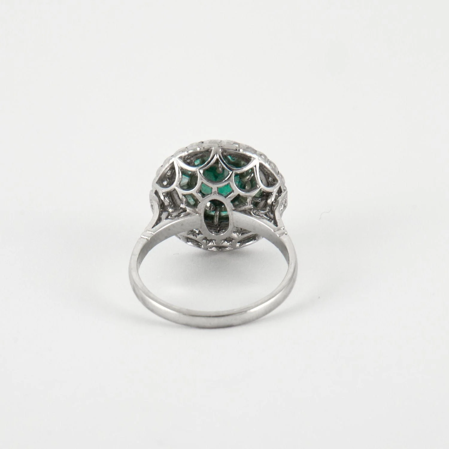 ART DECO EMERALD RING - Image 4
