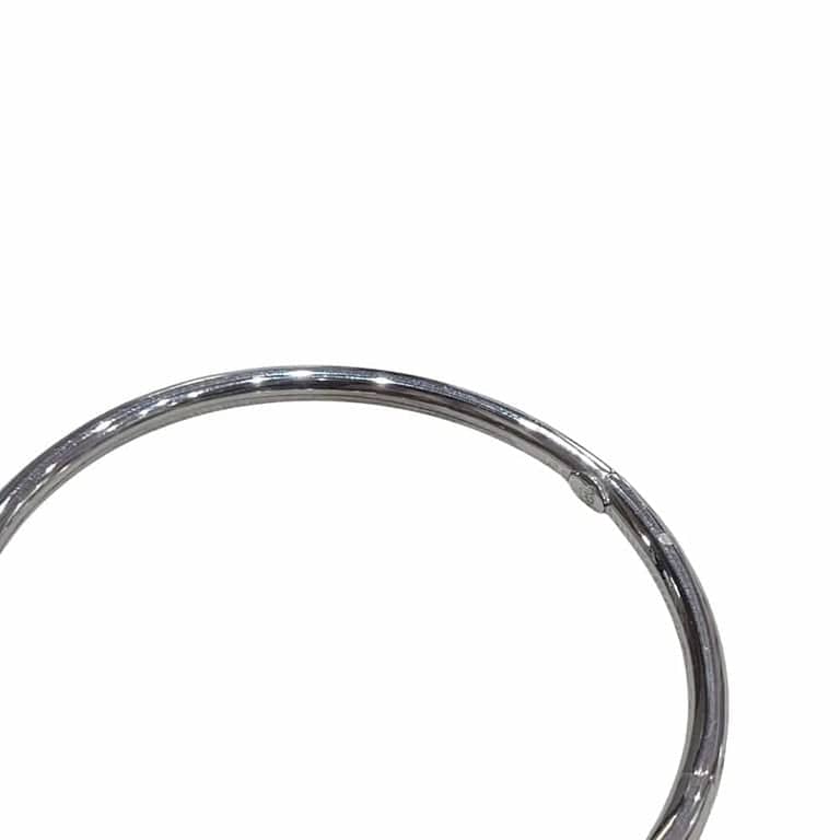 18k white gold diamond bracelet - Image 4