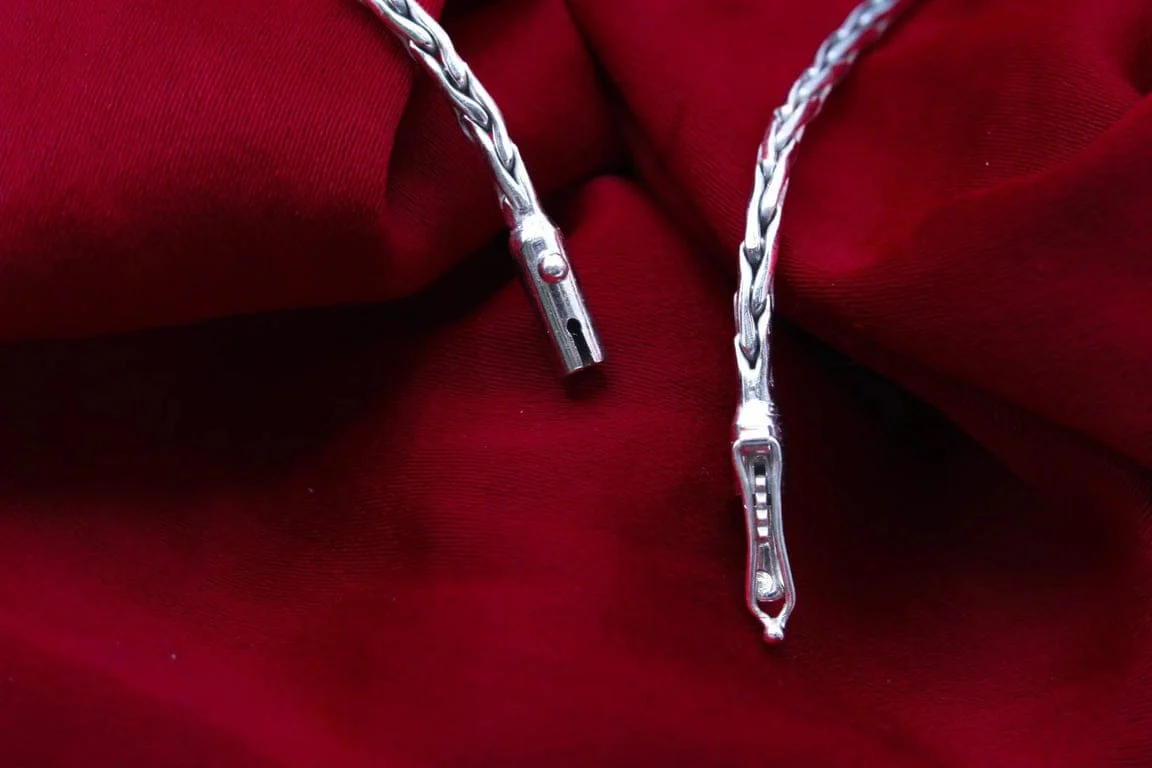 Necklace Daisy white gold, diamonds  - Image 7