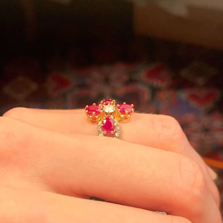 Ruby Diamond Ring - Image 2