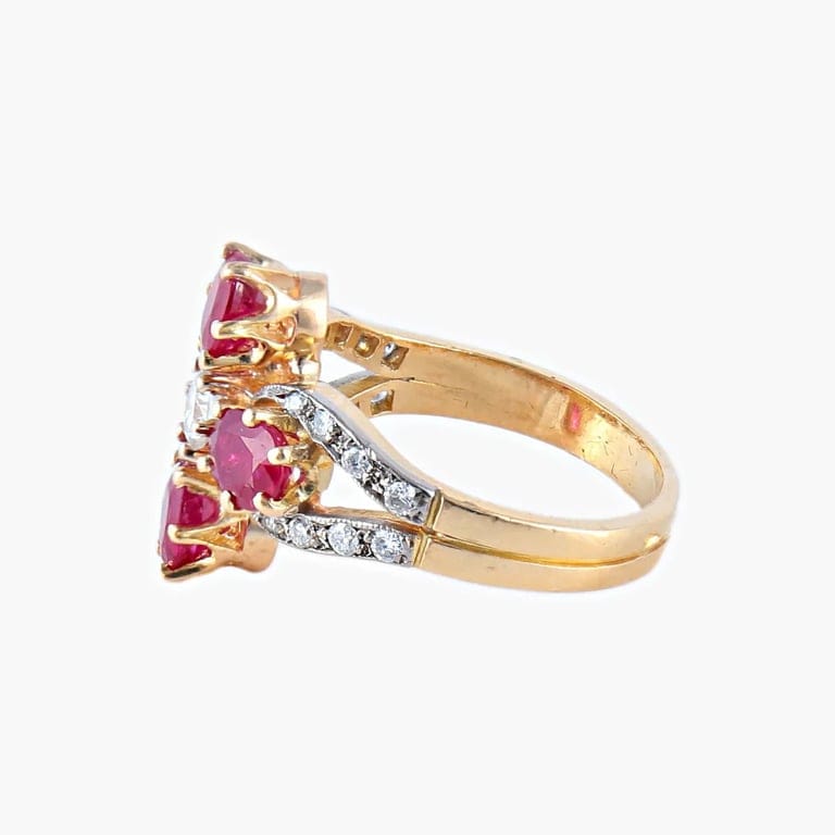 Ruby Diamond Ring - Image 7