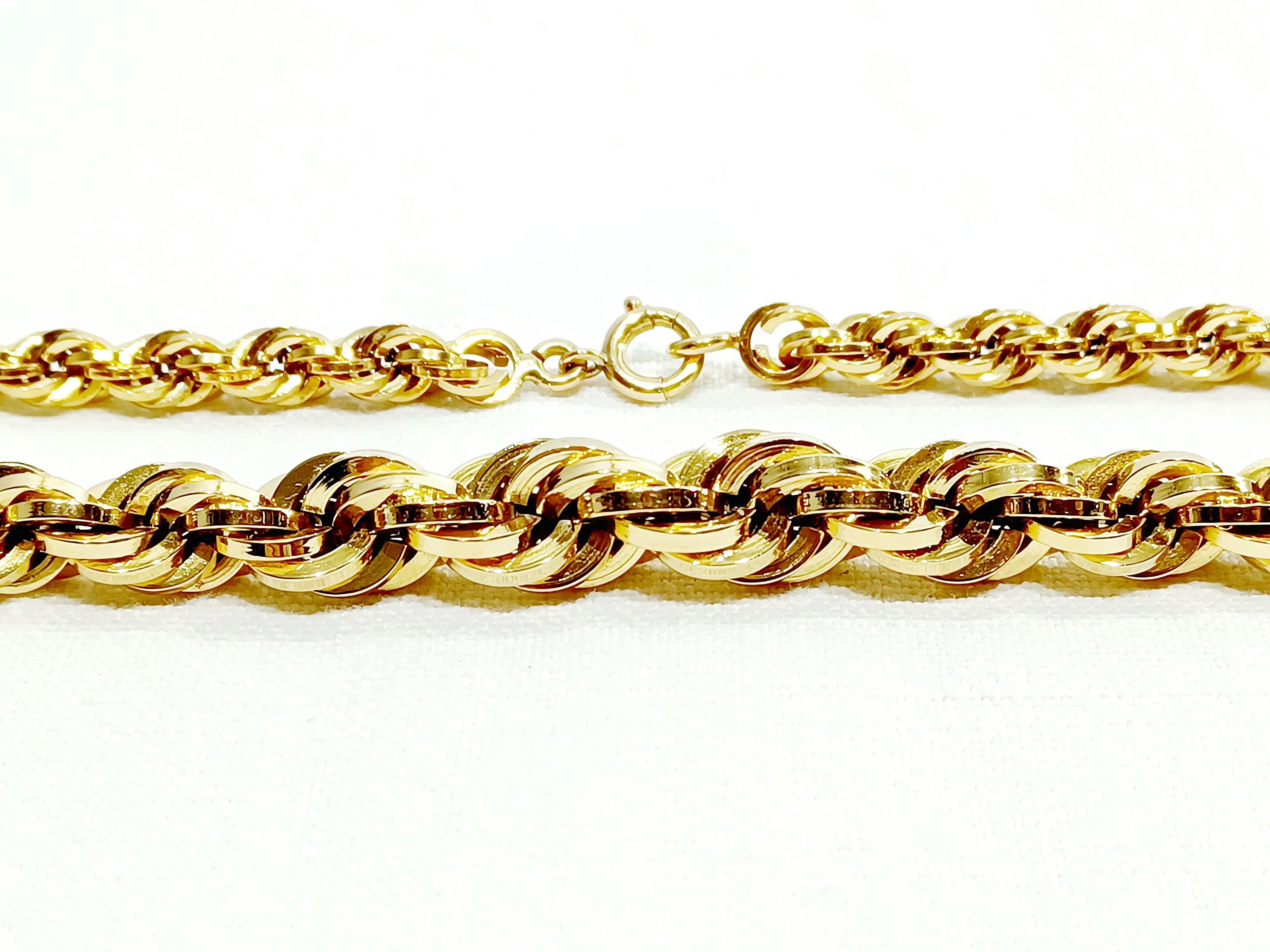 Rose Gold Mesh Rope Necklace - Image 10