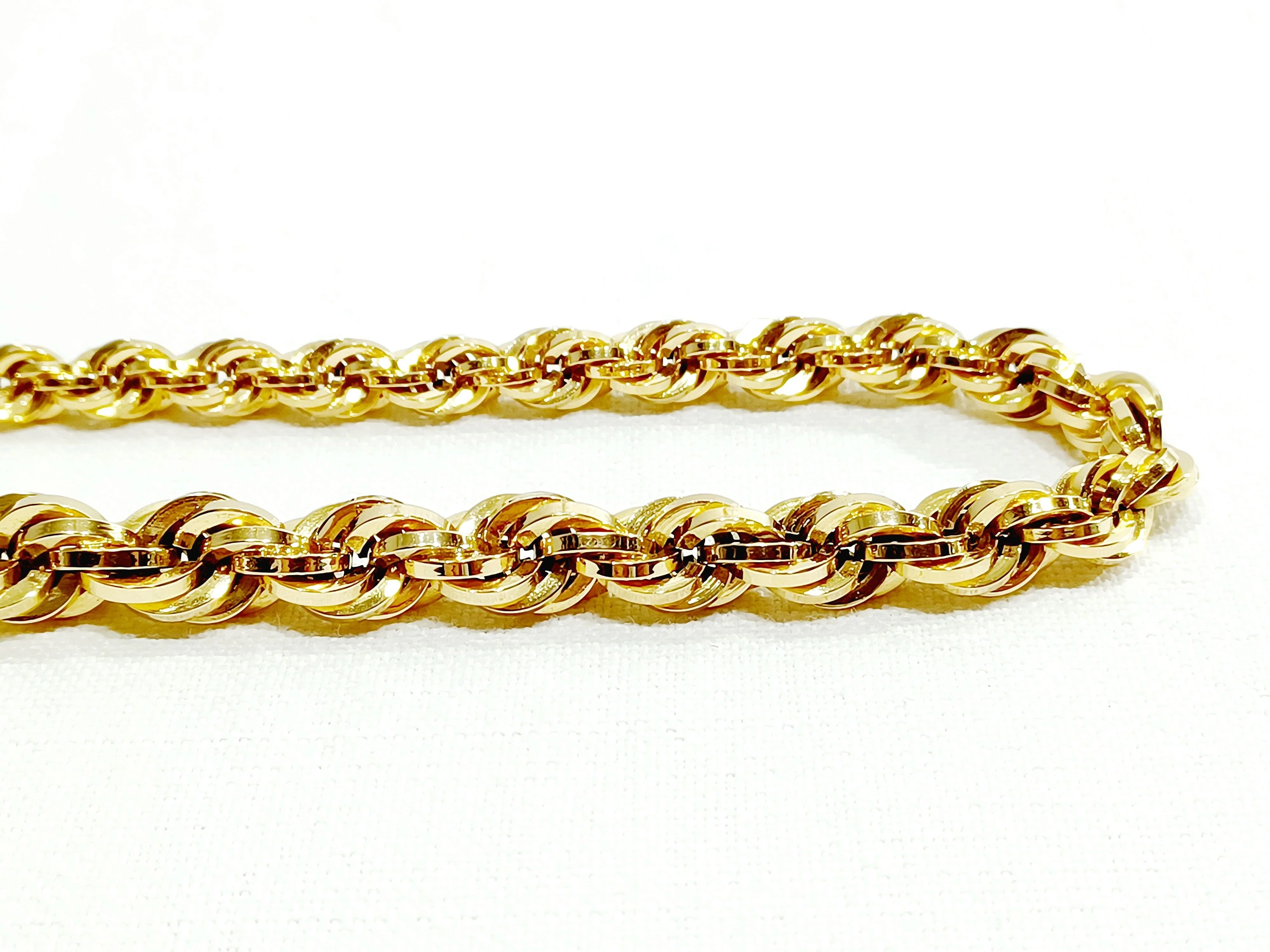 Rose Gold Mesh Rope Necklace - Image 11