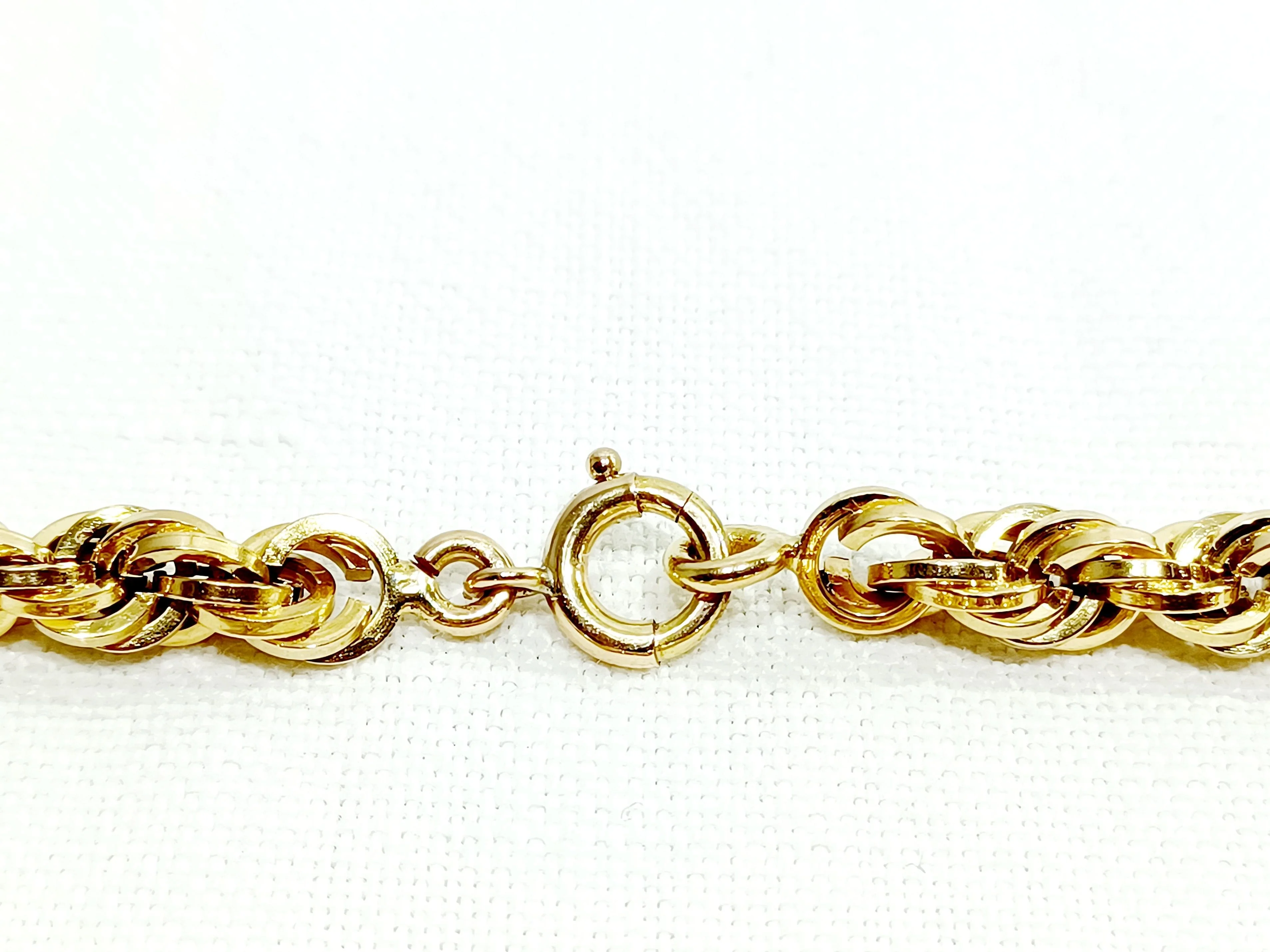 Rose Gold Mesh Rope Necklace - Image 12