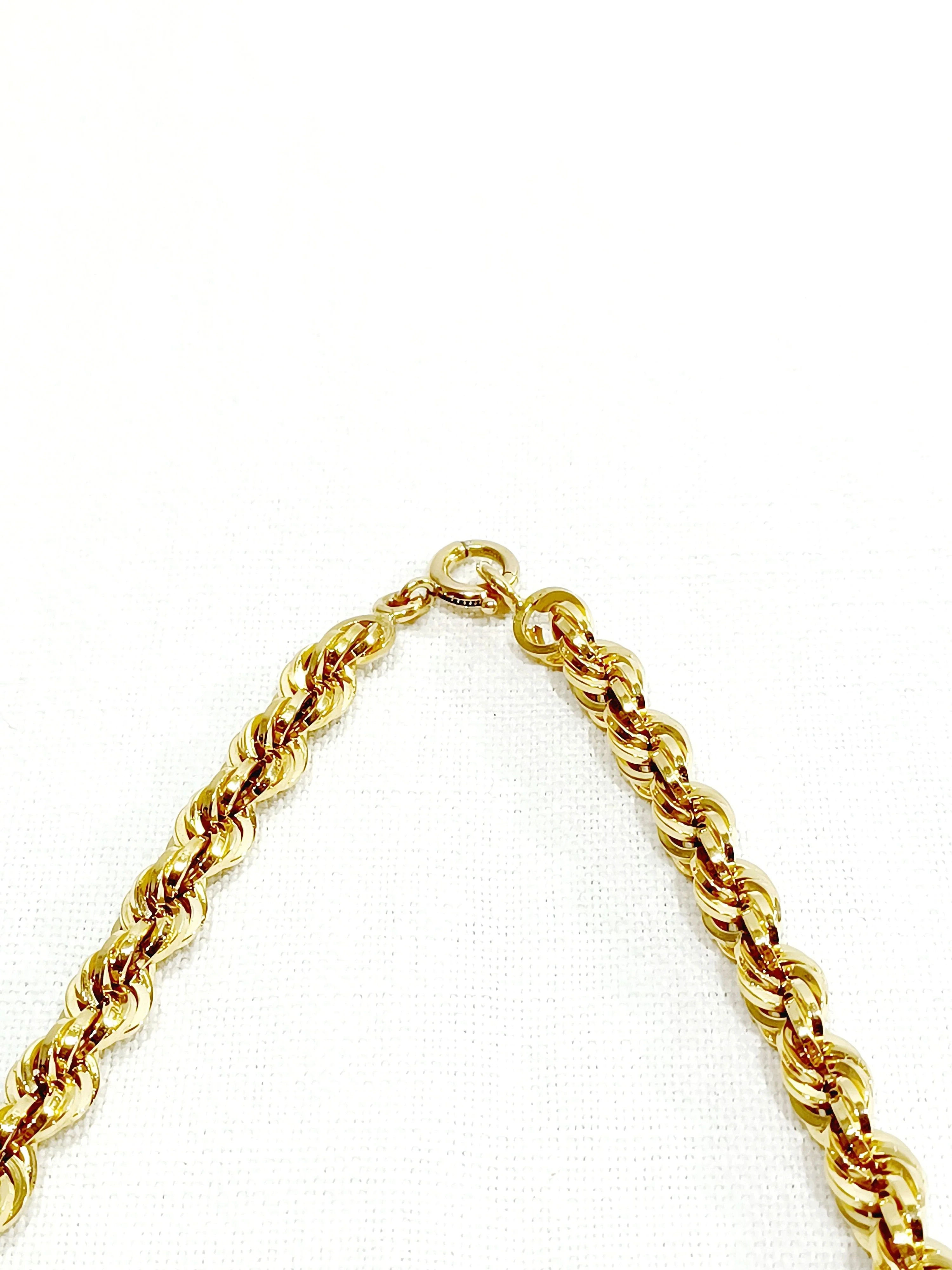 Rose Gold Mesh Rope Necklace - Image 5