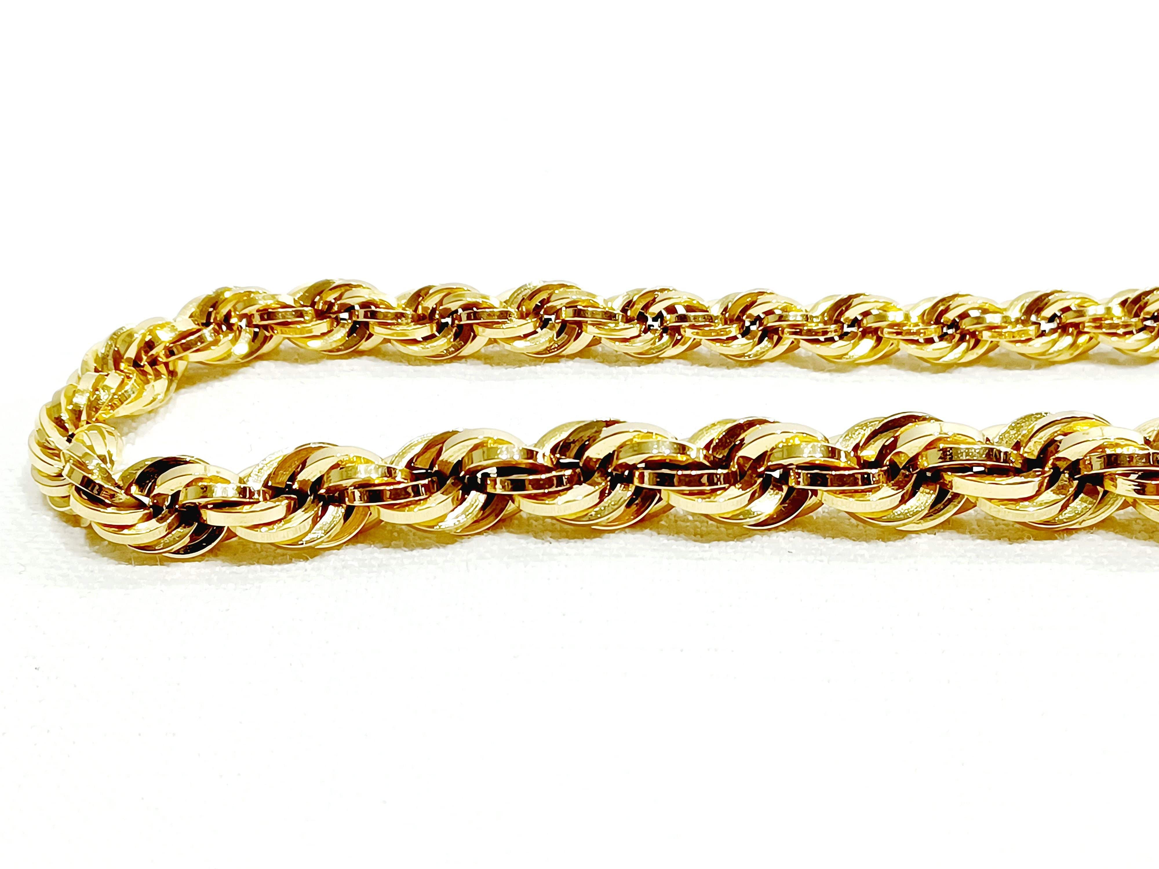 Rose Gold Mesh Rope Necklace - Image 9