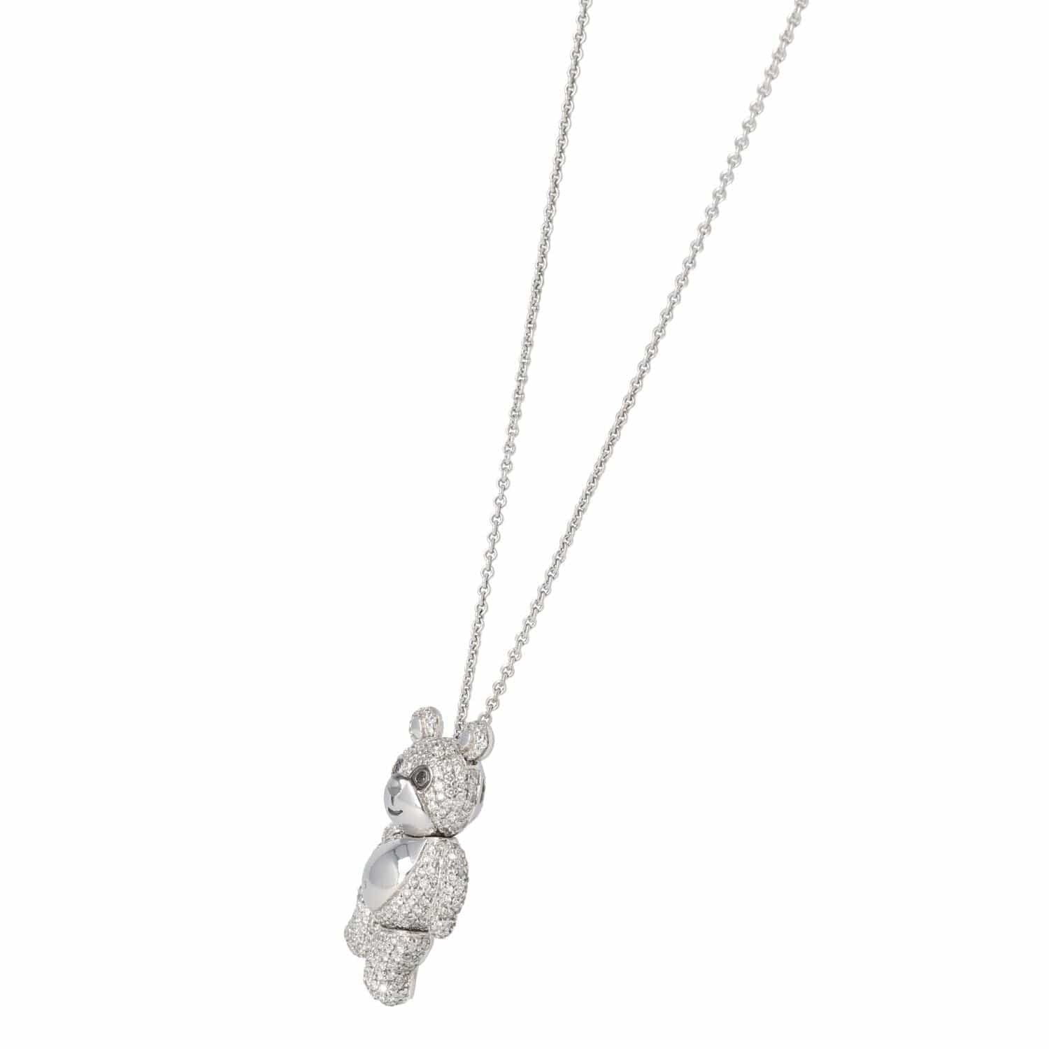 White gold diamond necklace - Image 4