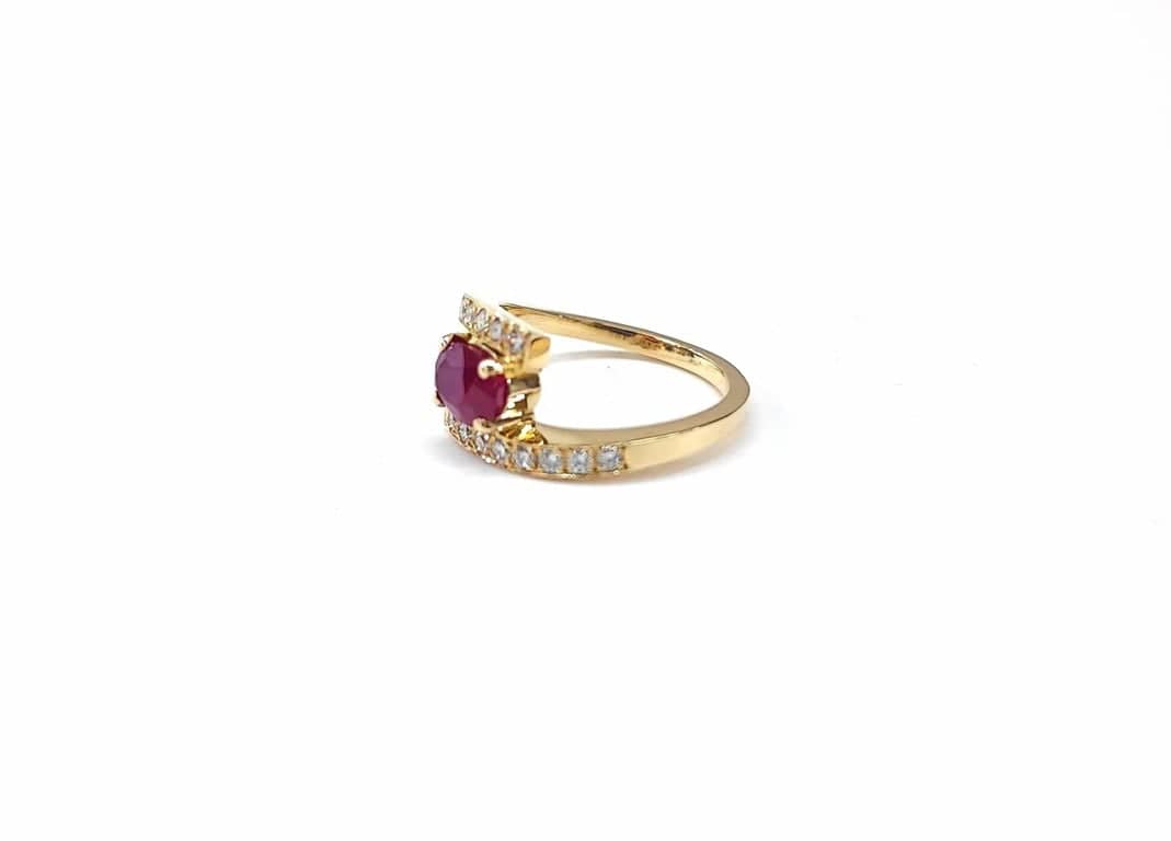 Ruby and diamond ring - Image 4