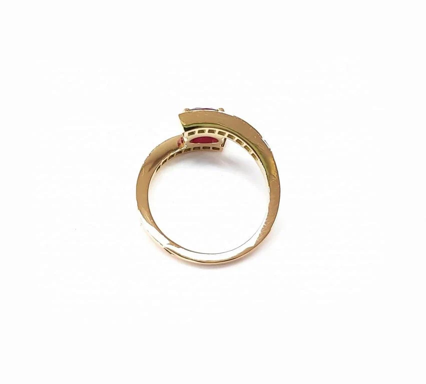 Ruby and diamond ring - Image 7