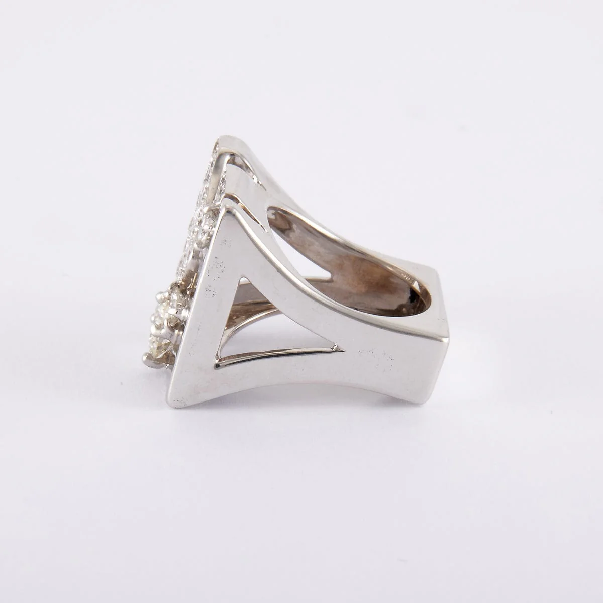 Diamond Signet Ring - Image 4