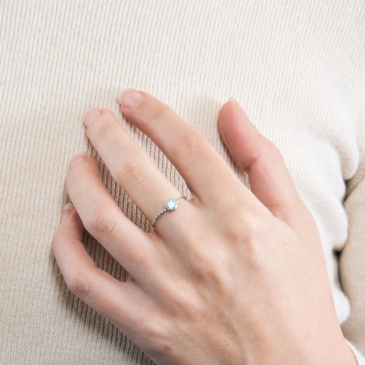 Blue Topaz Ring - Image 2