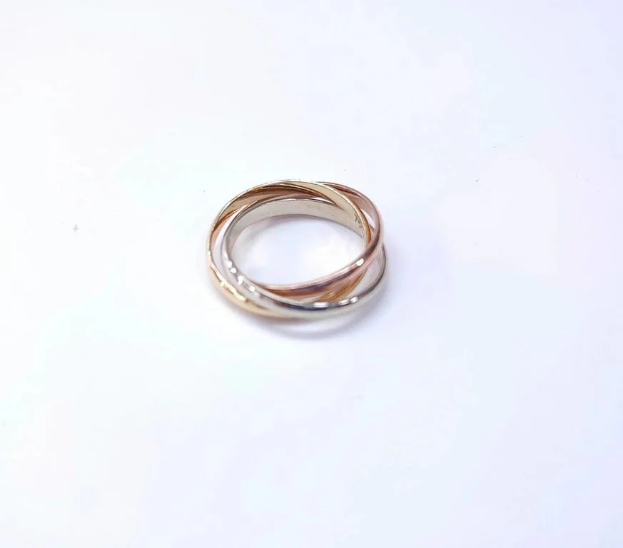 Wedding band 3 golds  - Image 2