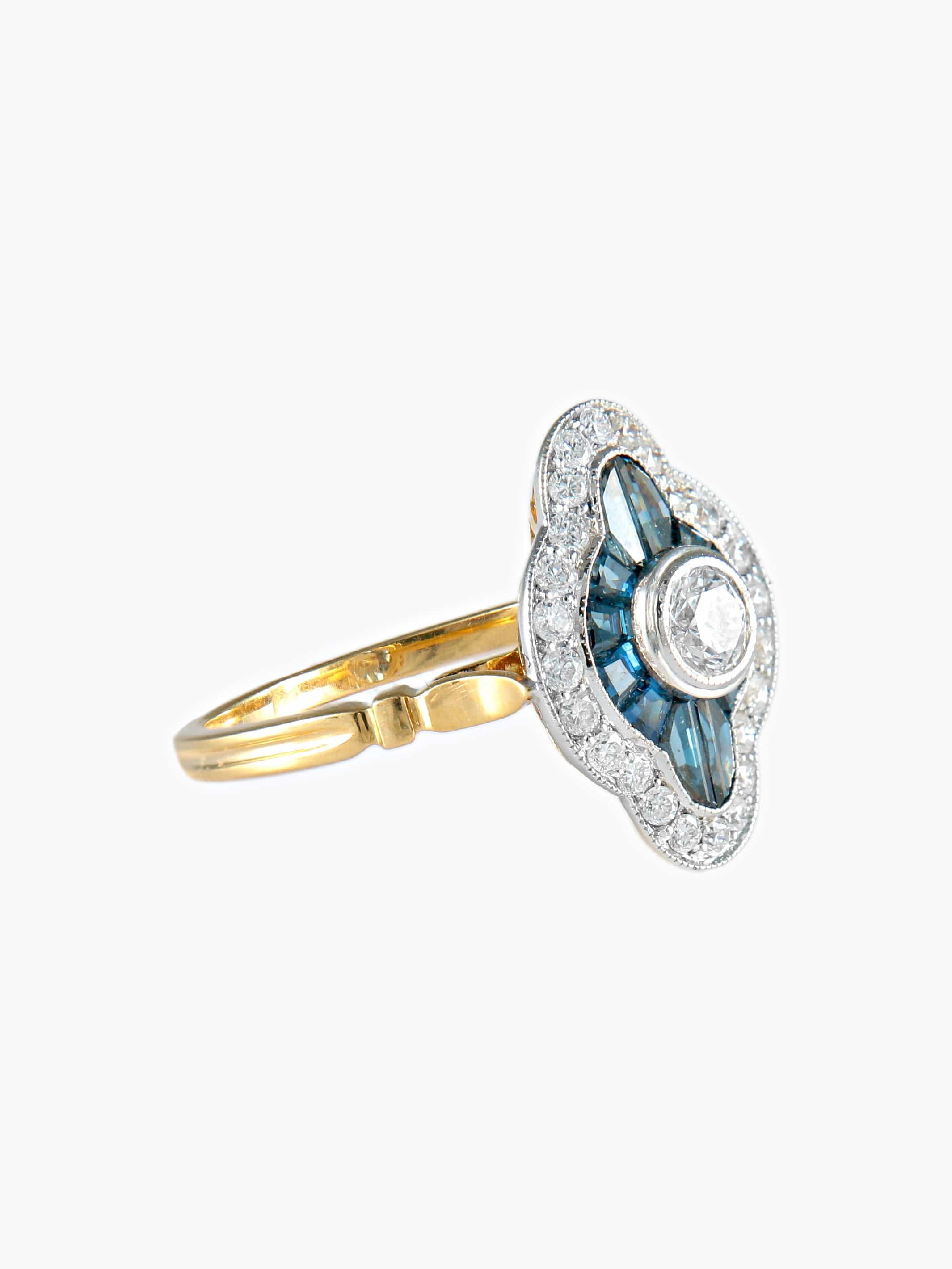 Sapphires and Diamonds Ring - Image 4