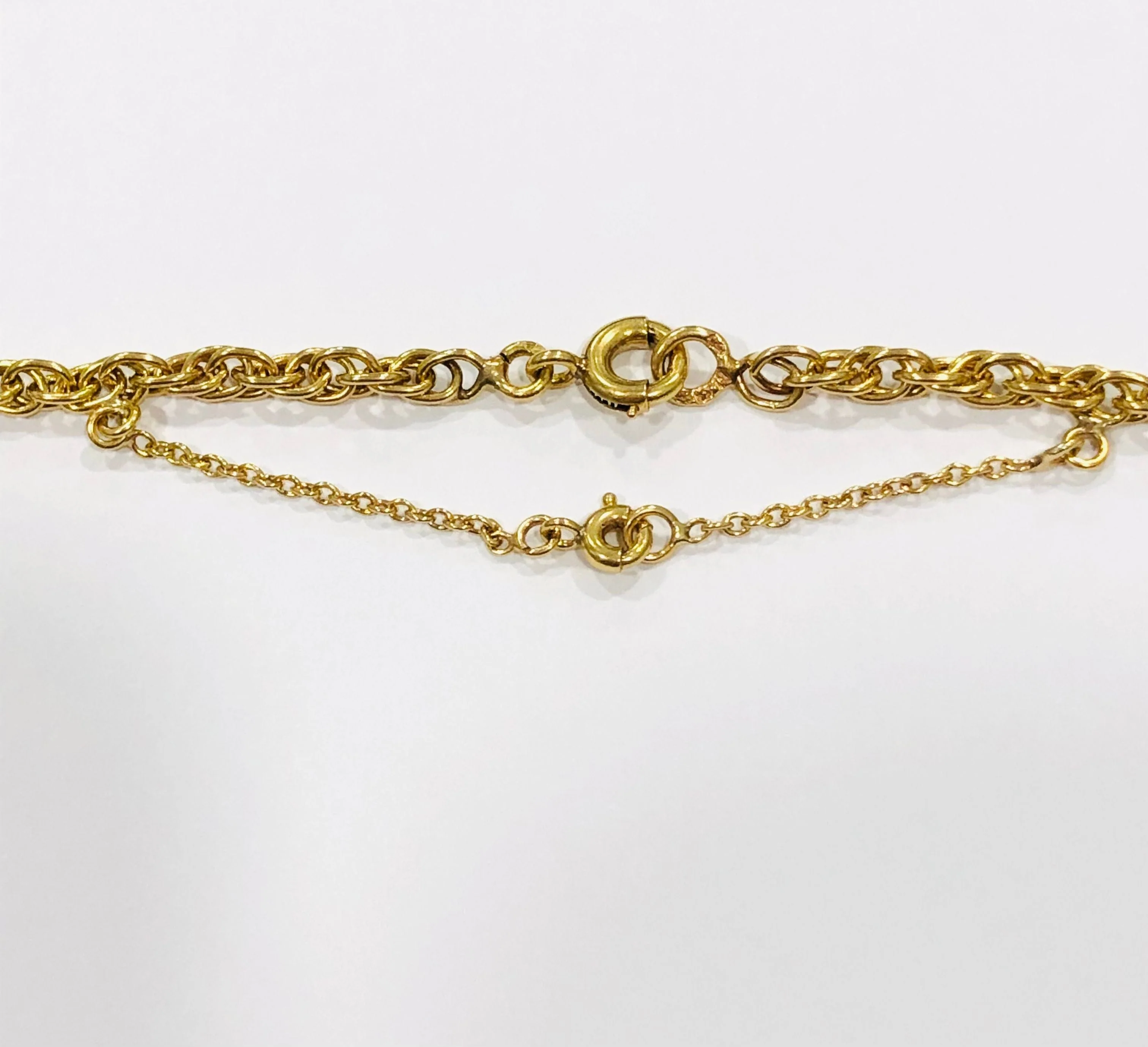Vintage yellow gold necklace chain - Image 5