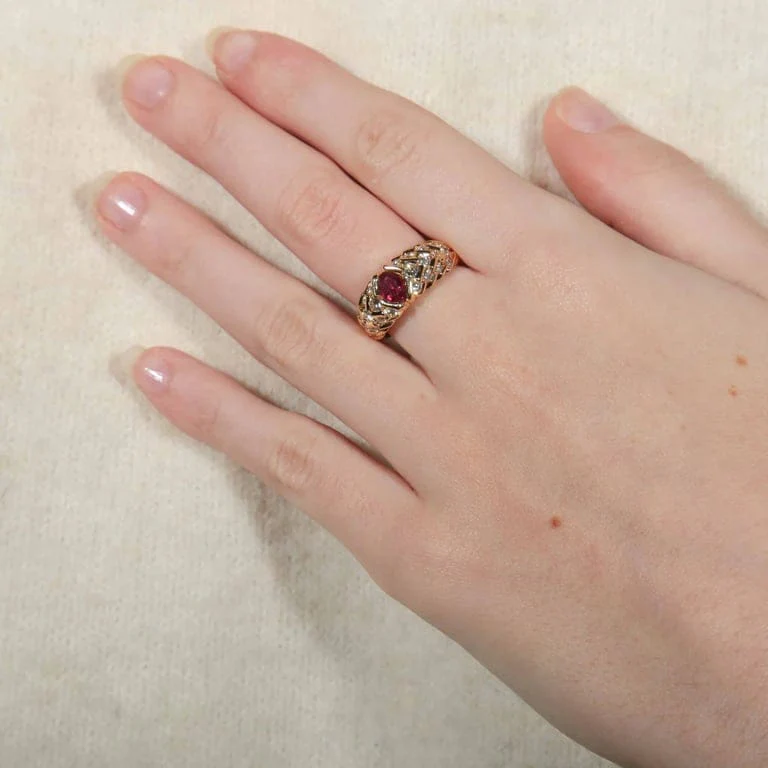 Ruby Diamond Ring - Image 2
