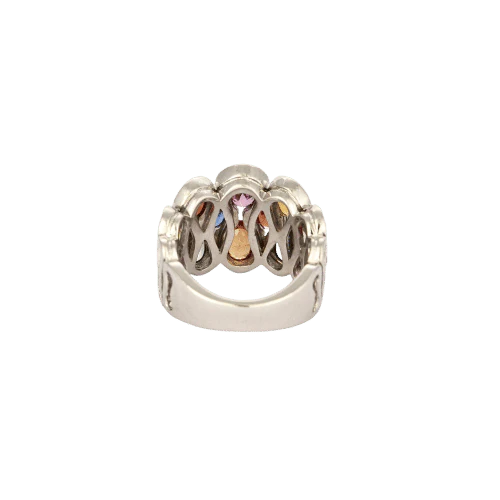 TUTTI FRUTTI white gold ring