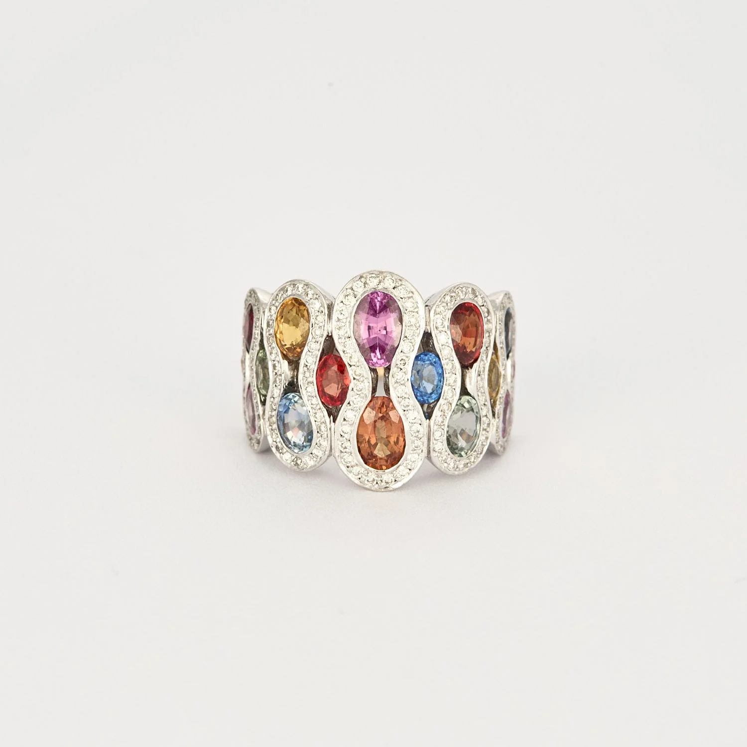 TUTTI FRUTTI white gold ring - Image 4