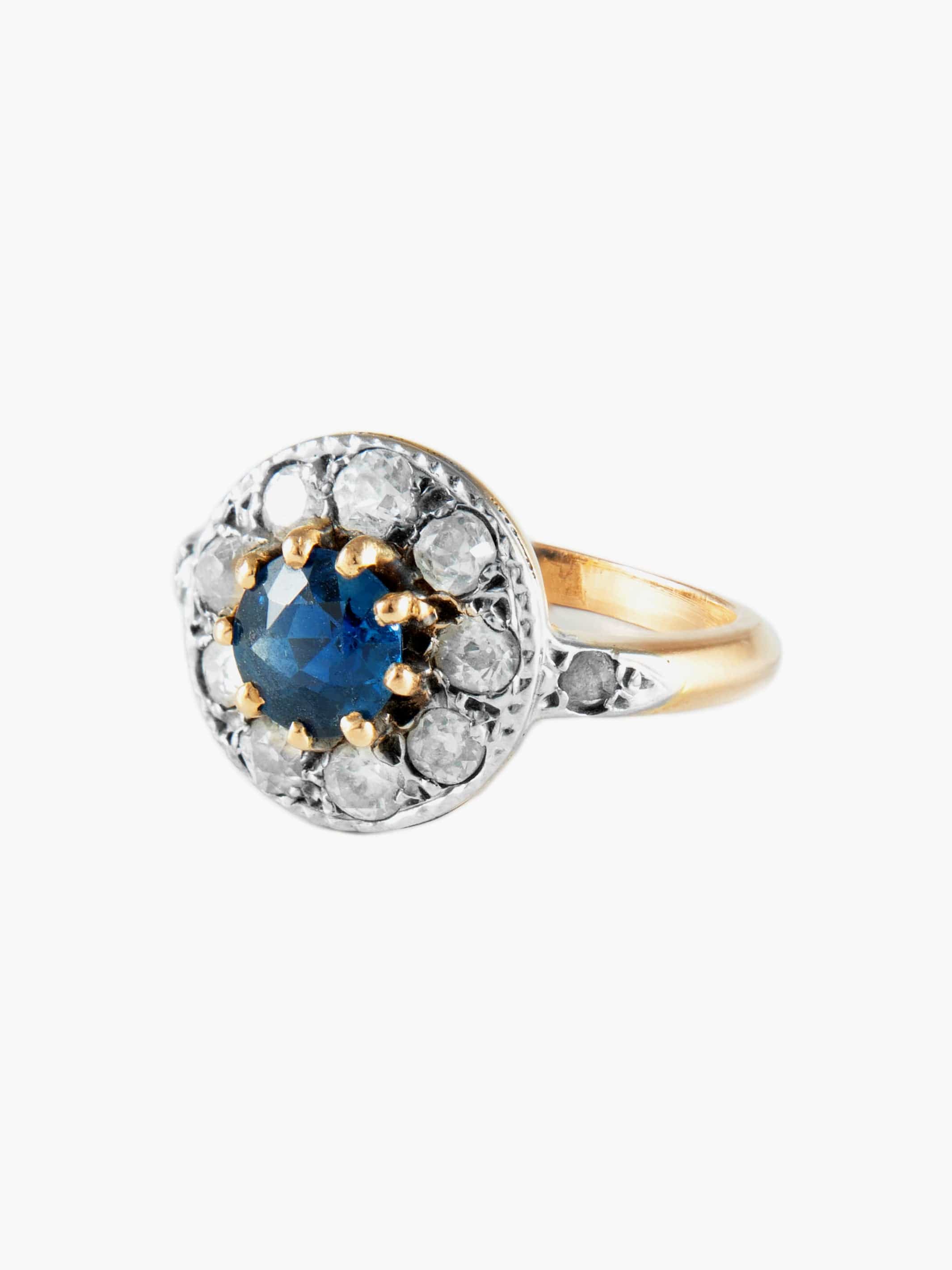 Pompadour Sapphire Diamond Ring - Image 6