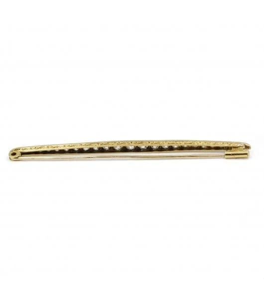 Brooch - Two Golds & Diamonds - Image 2