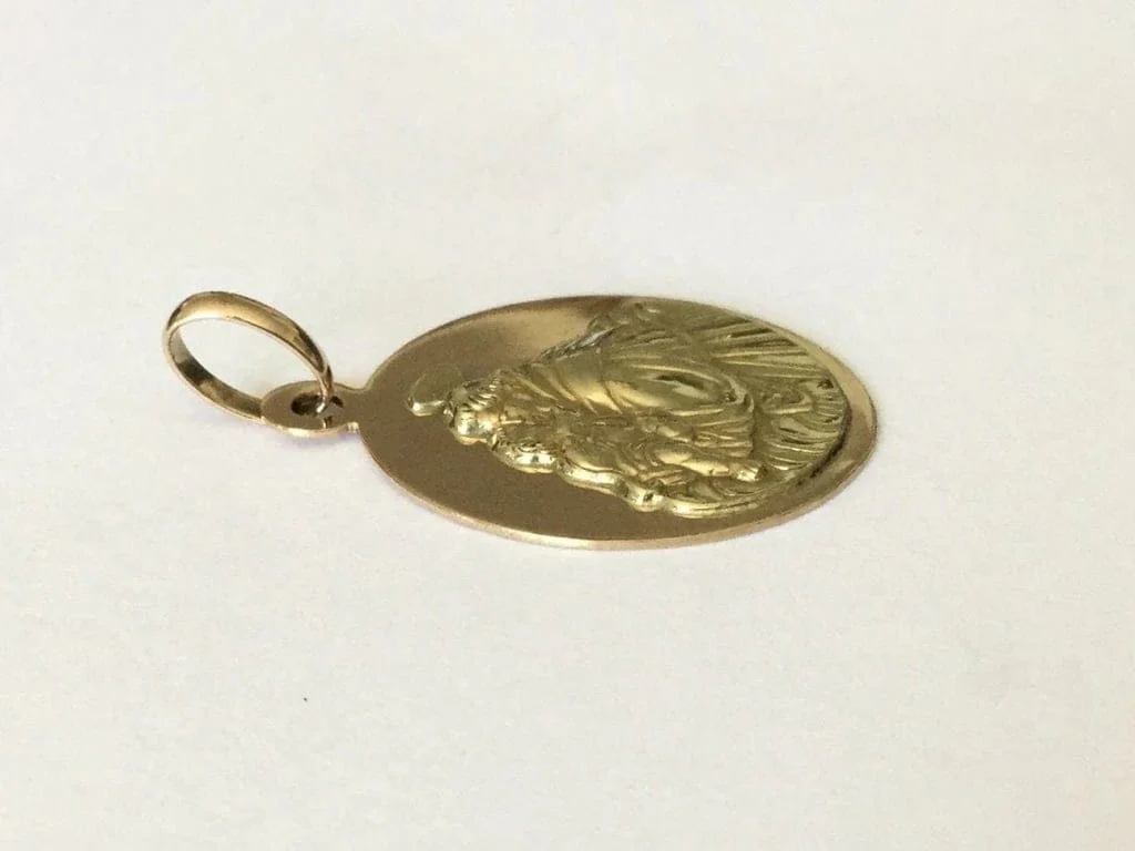 Pendant in yellow & pink gold - Image 5