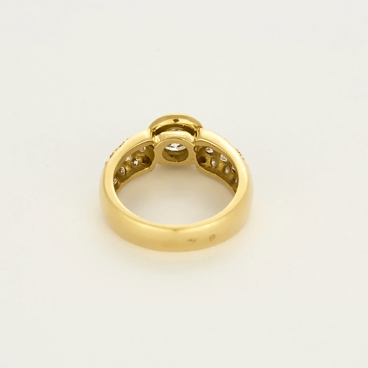 Yellow gold and diamond ring - Image 6