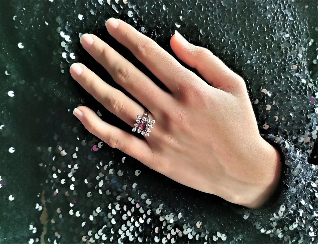 Natural ruby ring - Image 2